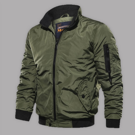 Men's Cotton Jacket Coat Simple Fashion Men's Cotton Clothes Shello's Creative Boutique