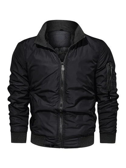 Men's Cotton Jacket Coat Simple Fashion - Shello's Creative Boutique