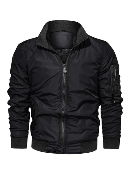 Men's Cotton Jacket Coat Simple Fashion - Shello's Creative Boutique