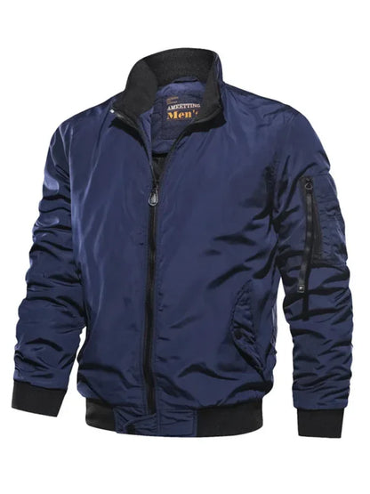 Men's Cotton Jacket Coat Simple Fashion - Shello's Creative Boutique