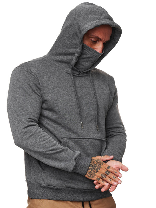 Men's Sweatshirt Hoodie Long Sleeve T-Shirt Call of Duty Sweatshirt Face Mask Shello's Creative Boutique