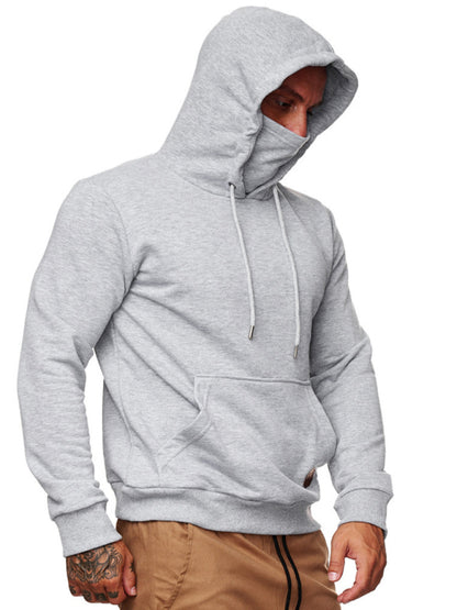 Sweatshirt Hooded Long Sleeve T-Shirt Men's Sweatshirt Mask Shello's Creative Boutique