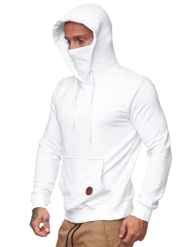 Men's Sweatshirt Hoodie Long Sleeve T-Shirt Call of Duty Sweatshirt Face Mask Shello's Creative Boutique