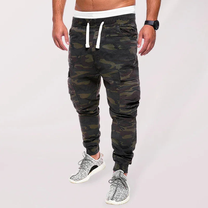 Men's camouflage cargo casual pants - Shello's Creative Boutique