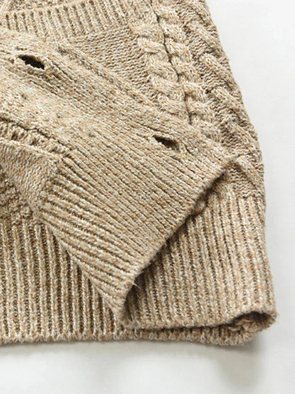 Men's Business Self Design Open Front Cardigan - Shello's Creative Boutique