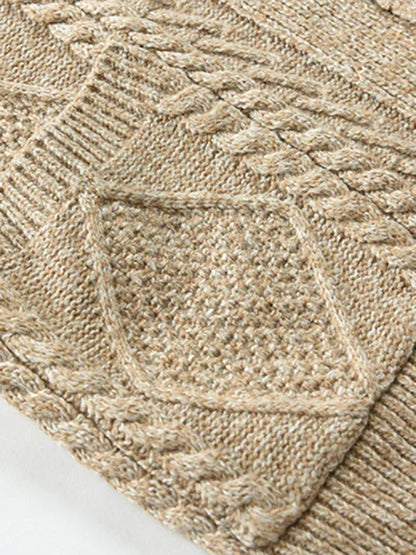 Men's Business Self Design Open Front Cardigan - Shello's Creative Boutique