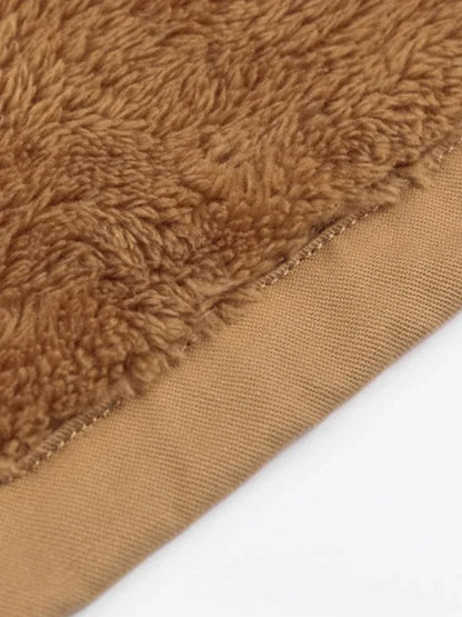 Men's Mid-Length Loose Stand Collar Hooded Cotton Jacket - Shello's Creative Boutique