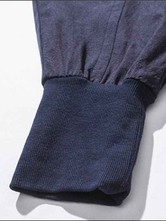 Linen Pants Men's Hip Hop Breathable Cotton Linen Trousers Solid Color Bloomers Casual Pants Shello's Creative Boutique