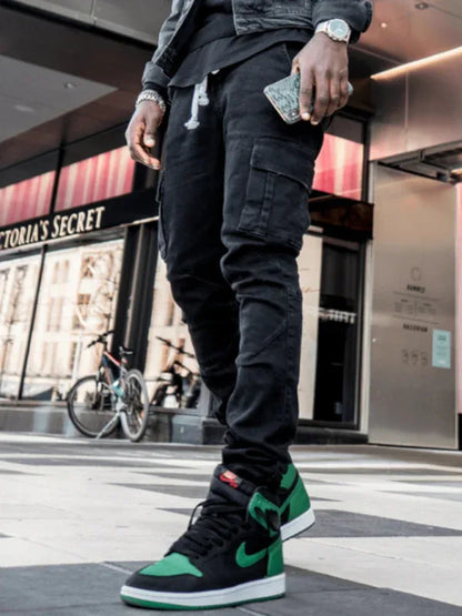 Men's Side Pocket Skinny Jeans - Shello's Creative Boutique