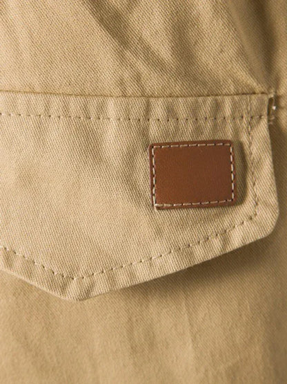 Men's Woven Casual Cargo Multi-Pocket Shorts - Shello's Creative Boutique