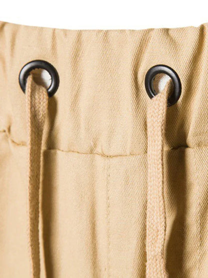 Men's Woven Casual Cargo Multi-Pocket Shorts - Shello's Creative Boutique