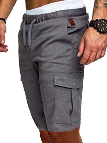 Men's Woven Casual Cargo Multi-Pocket Shorts - Shello's Creative Boutique
