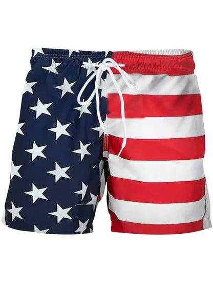 Men's National Flag Digital Printing Casual Sports Shorts - Shello's Creative Boutique