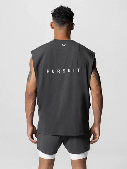 Men's Sports Loose Round Neck Quick Dry Sleeveless Vest – Optimal Performance Meets Casual Style! - Shello's Creative Boutique
