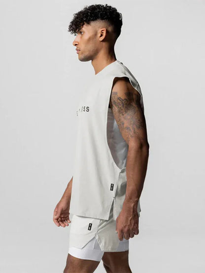 Men's Sports Loose Round Neck Quick Dry Sleeveless Vest – Optimal Performance Meets Casual Style! - Shello's Creative Boutique