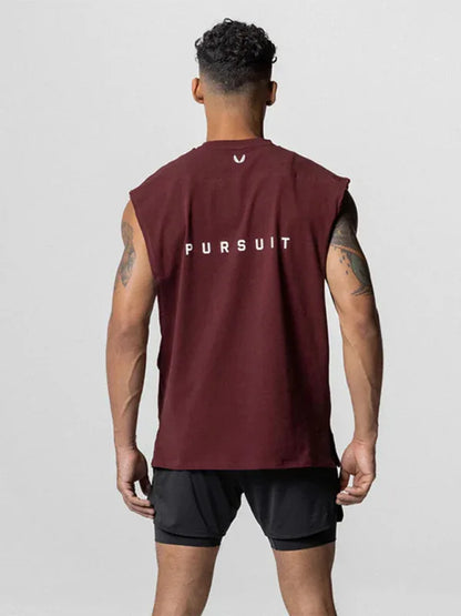 Men's Sports Loose Round Neck Quick Dry Sleeveless Vest – Optimal Performance Meets Casual Style! - Shello's Creative Boutique