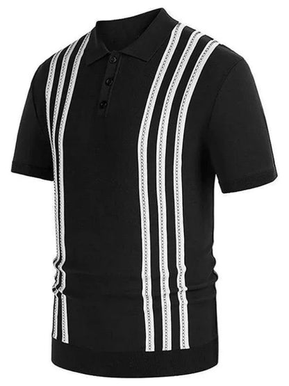 Men's Self Design Business Polo Shirt - Shello's Creative Boutique