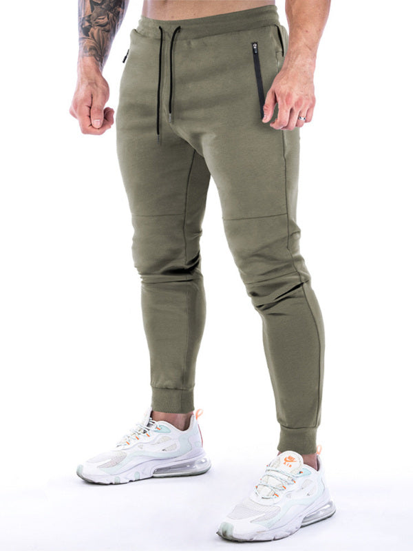 Men's fitness sports back hanging towel feet training pants Shello's Creative Boutique