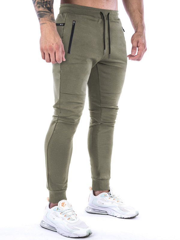 Men's fitness sports back hanging towel feet training pants Shello's Creative Boutique