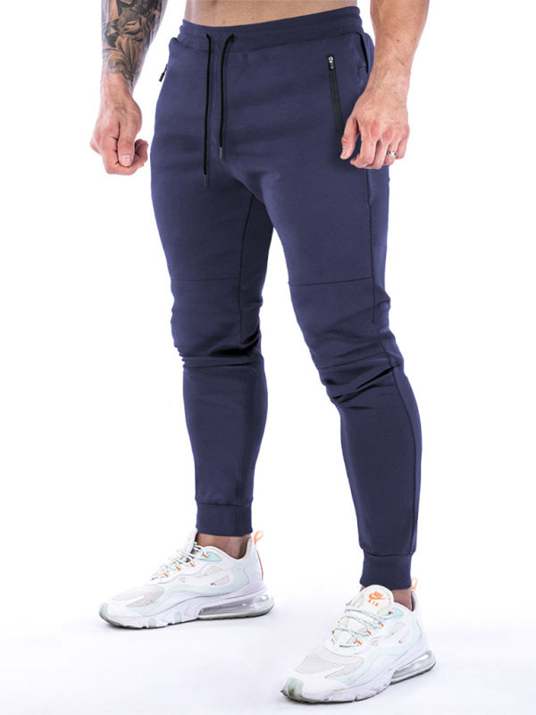 Men's fitness sports back hanging towel feet training pants Shello's Creative Boutique