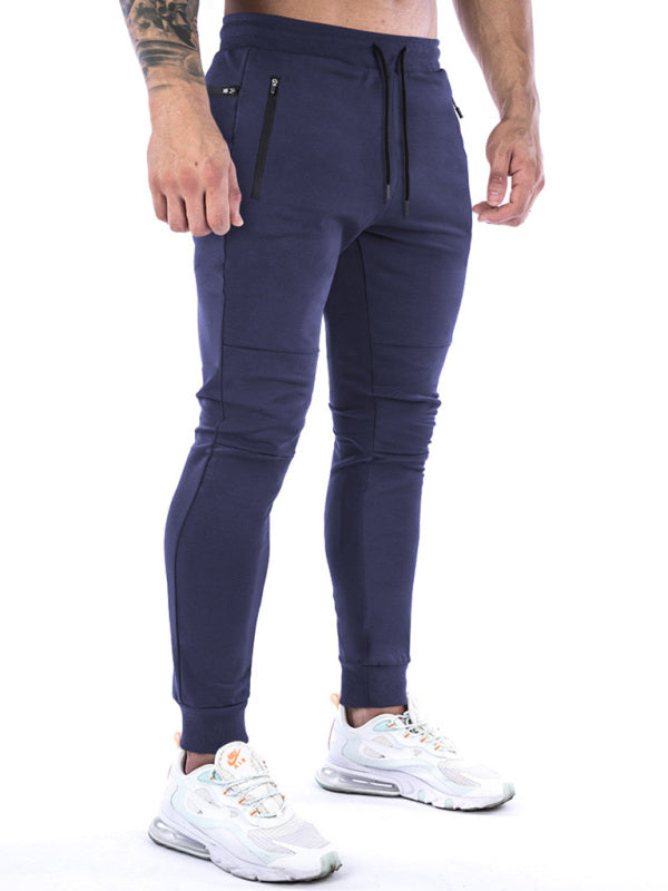 Men's fitness sports back hanging towel feet training pants Shello's Creative Boutique