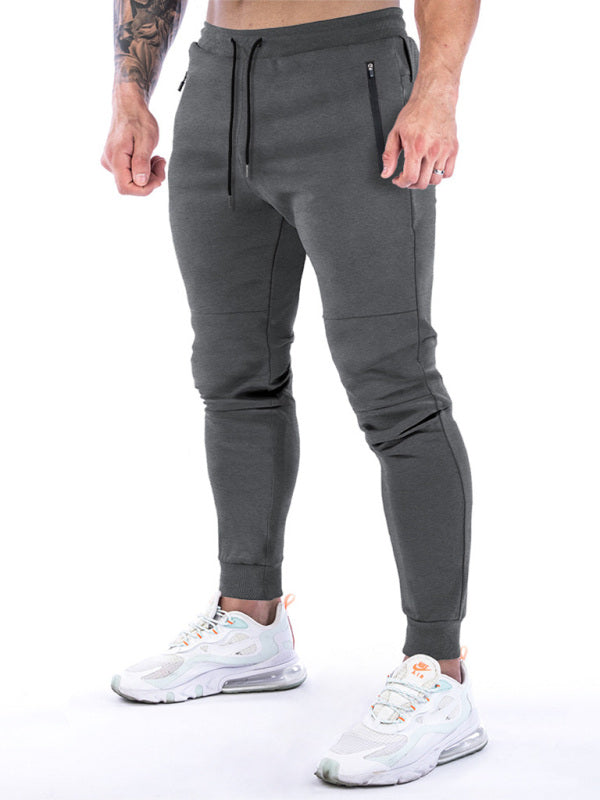 Men's fitness sports back hanging towel feet training pants Shello's Creative Boutique