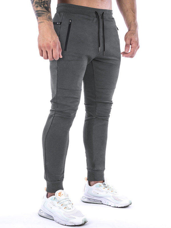 Men's fitness sports back hanging towel feet training pants Shello's Creative Boutique