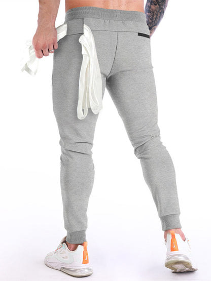 Men's fitness sports back hanging towel feet training pants Shello's Creative Boutique