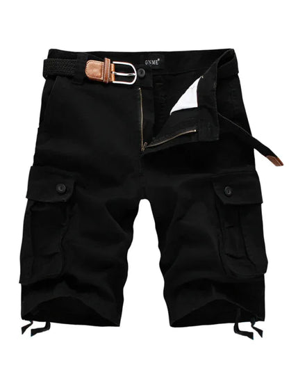 Men's Straight Leg Cropped Pants – Loose Casual Outdoor Sports Cargo Shorts - Shello's Creative Boutique