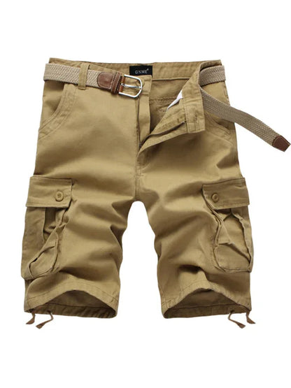 Men's Straight Leg Cropped Pants – Loose Casual Outdoor Sports Cargo Shorts - Shello's Creative Boutique