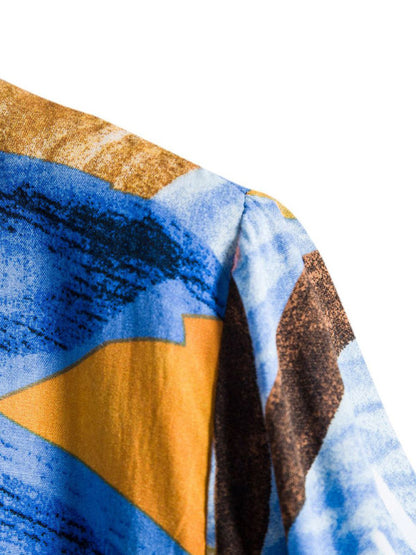 Vacation Floral Men's Casual Short Sleeve Floral Shirt Shello's Creative Boutique