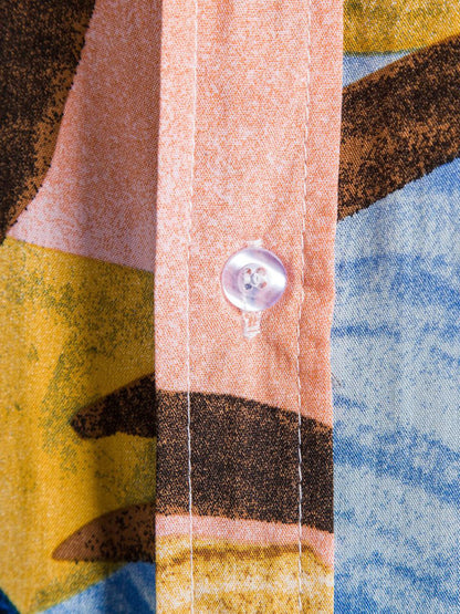 Vacation Floral Men's Casual Short Sleeve Floral Shirt Shello's Creative Boutique