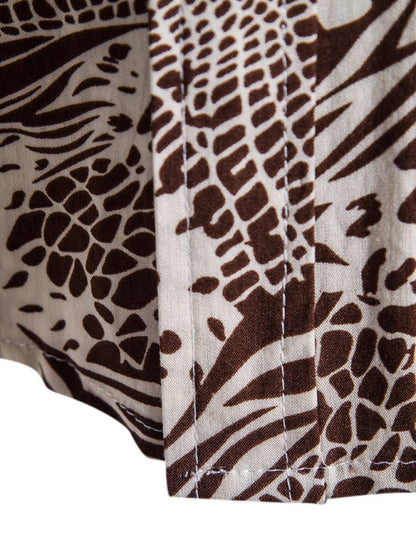 Vacation Floral Men's Casual Short Sleeve Floral Shirt Shello's Creative Boutique