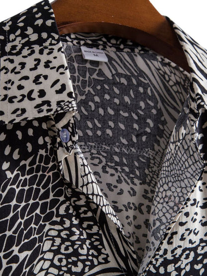 Vacation Floral Men's Casual Short Sleeve Floral Shirt Shello's Creative Boutique