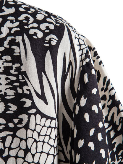 Vacation Floral Men's Casual Short Sleeve Floral Shirt Shello's Creative Boutique