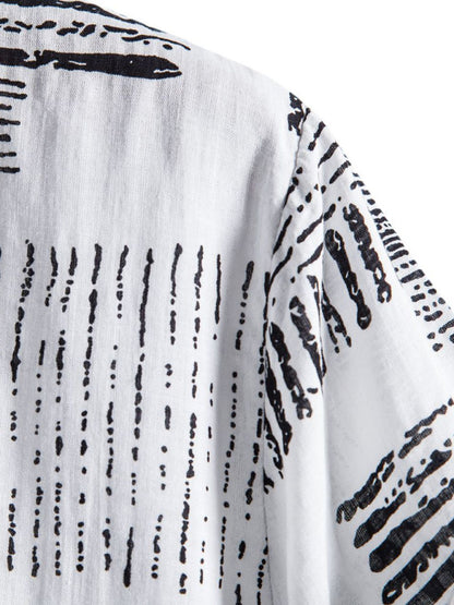 Vacation Floral Men's Casual Short Sleeve Floral Shirt Shello's Creative Boutique