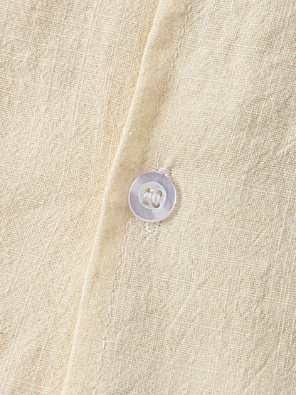 Men's Solid Colour Short-Sleeved T-Shirt Shorts Cotton Linen Casual Suit - Shello's Creative Boutique