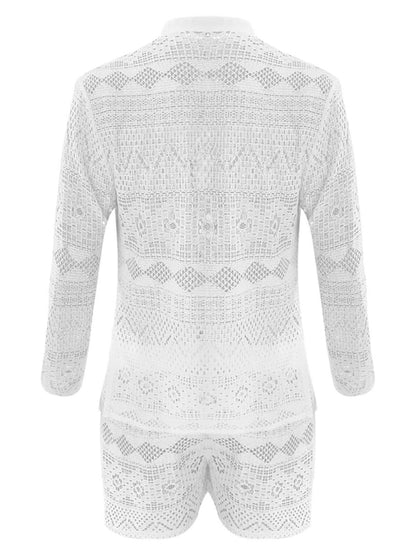 Long Sleeve Shirts Casual Shorts Fashion Men's Suits Sportswear