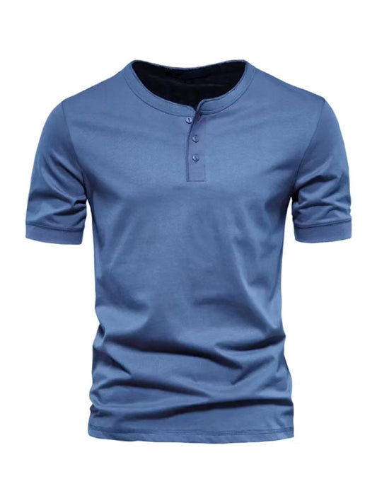 Henry Crewneck Short Sleeve T-Shirt Men's Slim Fit Shello's Creative Boutique