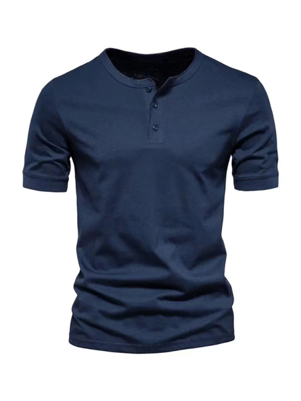Henry Crewneck Short Sleeve T-Shirt Men's Slim Fit Shello's Creative Boutique