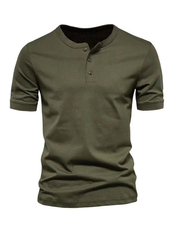 Henry Crewneck Short Sleeve T-Shirt Men's Slim Fit Shello's Creative Boutique