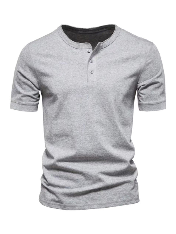 Henry Crewneck Short Sleeve T-Shirt Men's Slim Fit Shello's Creative Boutique