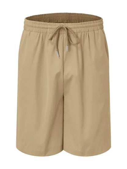 Simple Sports Short Sleeve Shorts Linen Loose Casual Men's Shirt Set - Shello's Creative Boutique