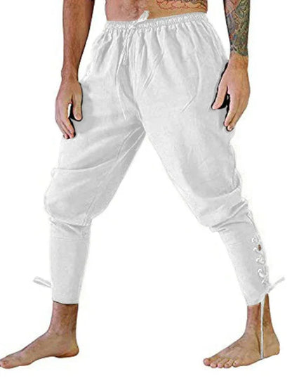 Modern Comfort - Men's Ankle Strap Cuffed Trousers - Shello's Creative Boutique