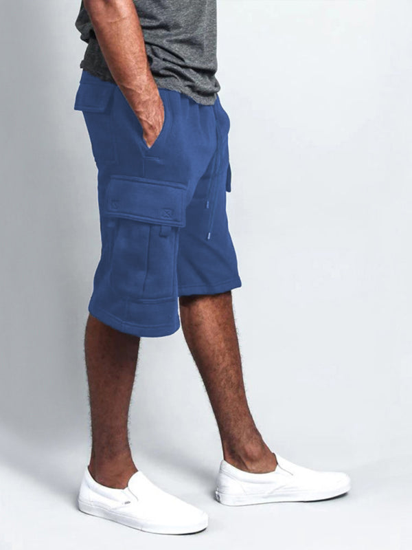 New style five-point pants casual multi-pocket loose straight-leg cargo shorts Shello's Creative Boutique