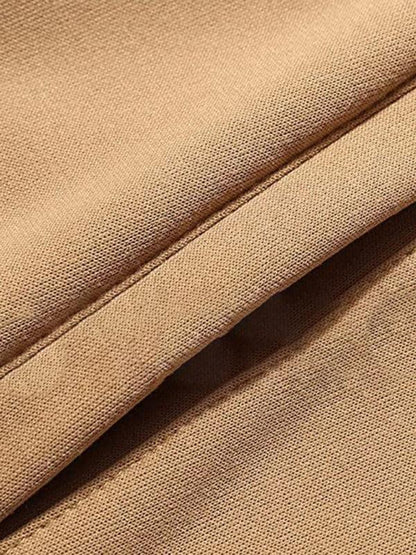 Men Contrasting Colour Zipper Cardigan Plus Fleece Hoodie - Shello's Creative Boutique