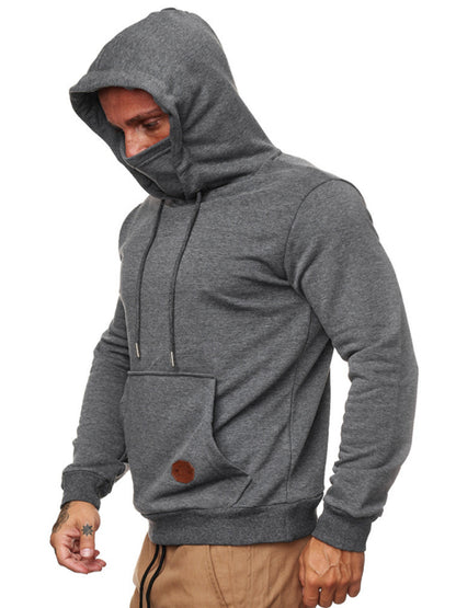 Sweatshirt Hooded Long Sleeve T-Shirt Men's Sweatshirt Mask Shello's Creative Boutique