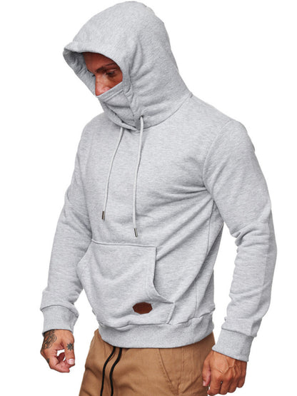 Sweatshirt Hooded Long Sleeve T-Shirt Men's Sweatshirt Mask Shello's Creative Boutique