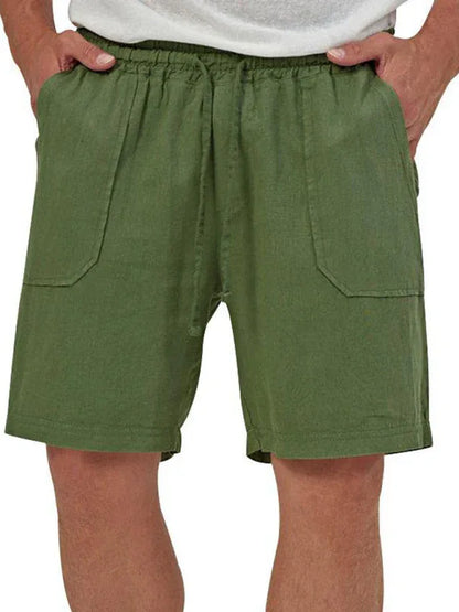 Men's two-piece vest shorts casual sleeveless cardigan suit - Shello's Creative Boutique