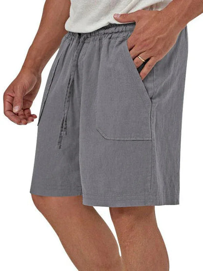 Men's two-piece vest shorts casual sleeveless cardigan suit - Shello's Creative Boutique